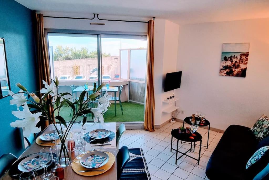 Le Marty 7 Vue Mer Centre Terrasse Garage Piscine Climatisation 세테 외부 사진